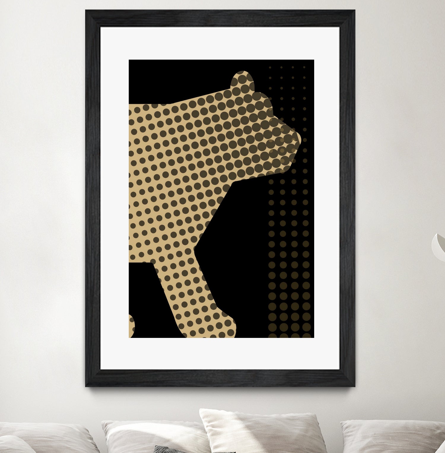 golden bear by Magdolna Novak on GIANT ART - brown digital drawing