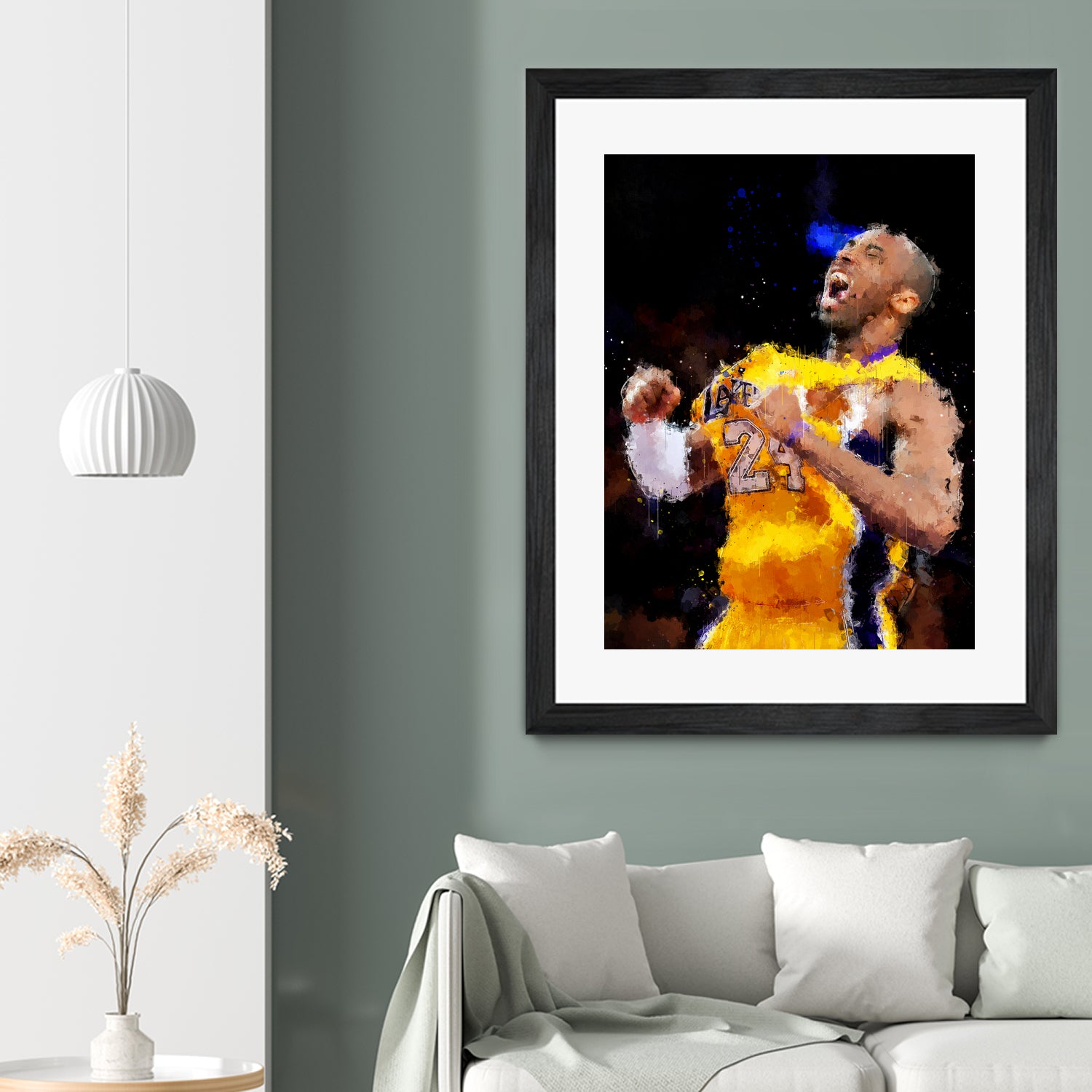 MAMBA HUSTLE PLAYS by Eysmael Quisora on GIANT ART - black digital painting