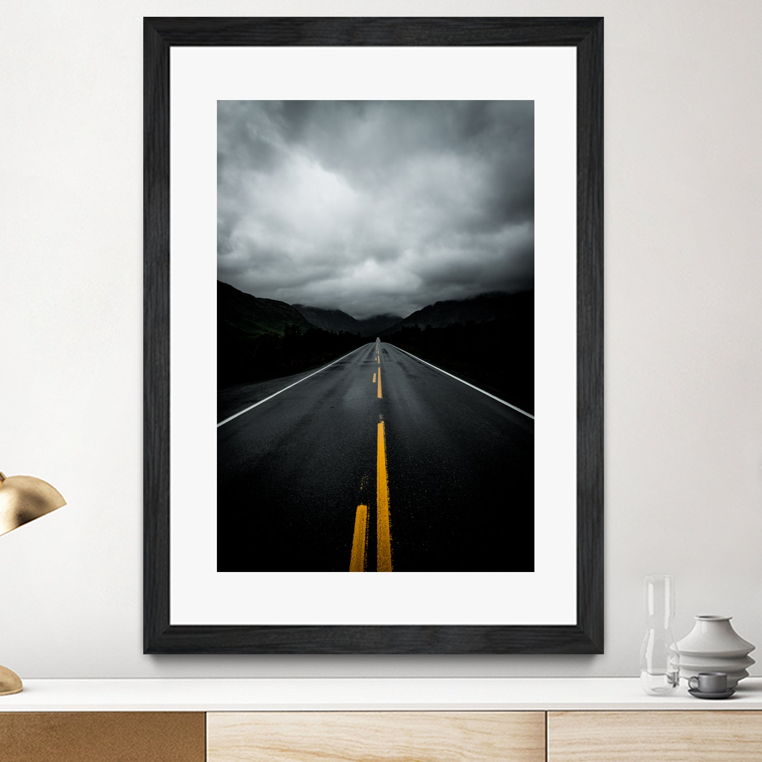 Open Road by Nicklas Gustafsson on GIANT ART - black photo manipulation