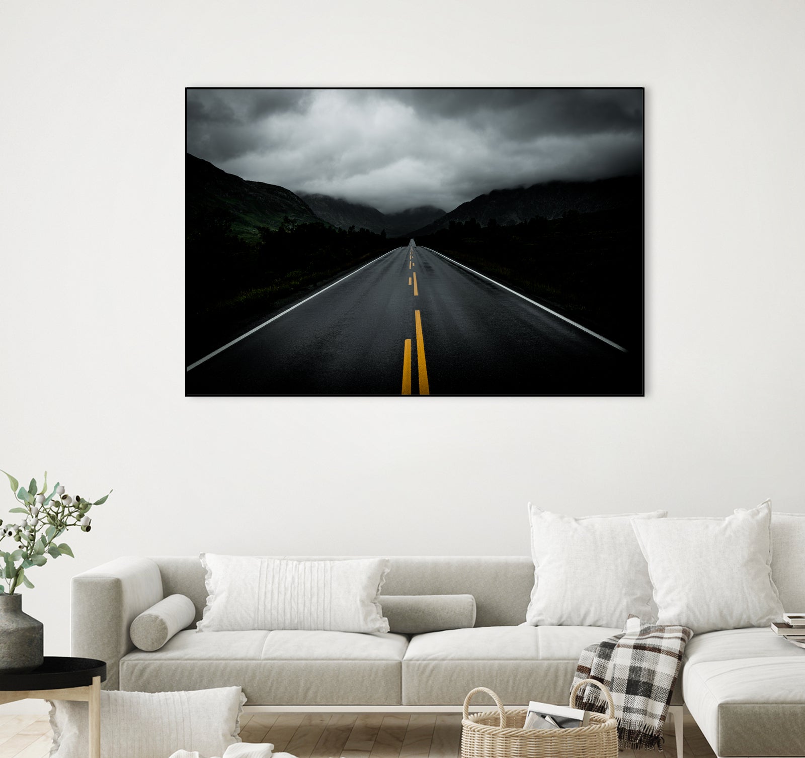 Open Road Landscape by Nicklas Gustafsson on GIANT ART - black photo manipulation