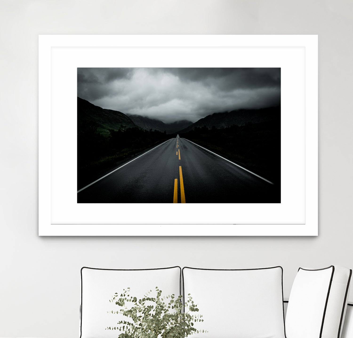 Open Road Landscape by Nicklas Gustafsson on GIANT ART - black photo manipulation