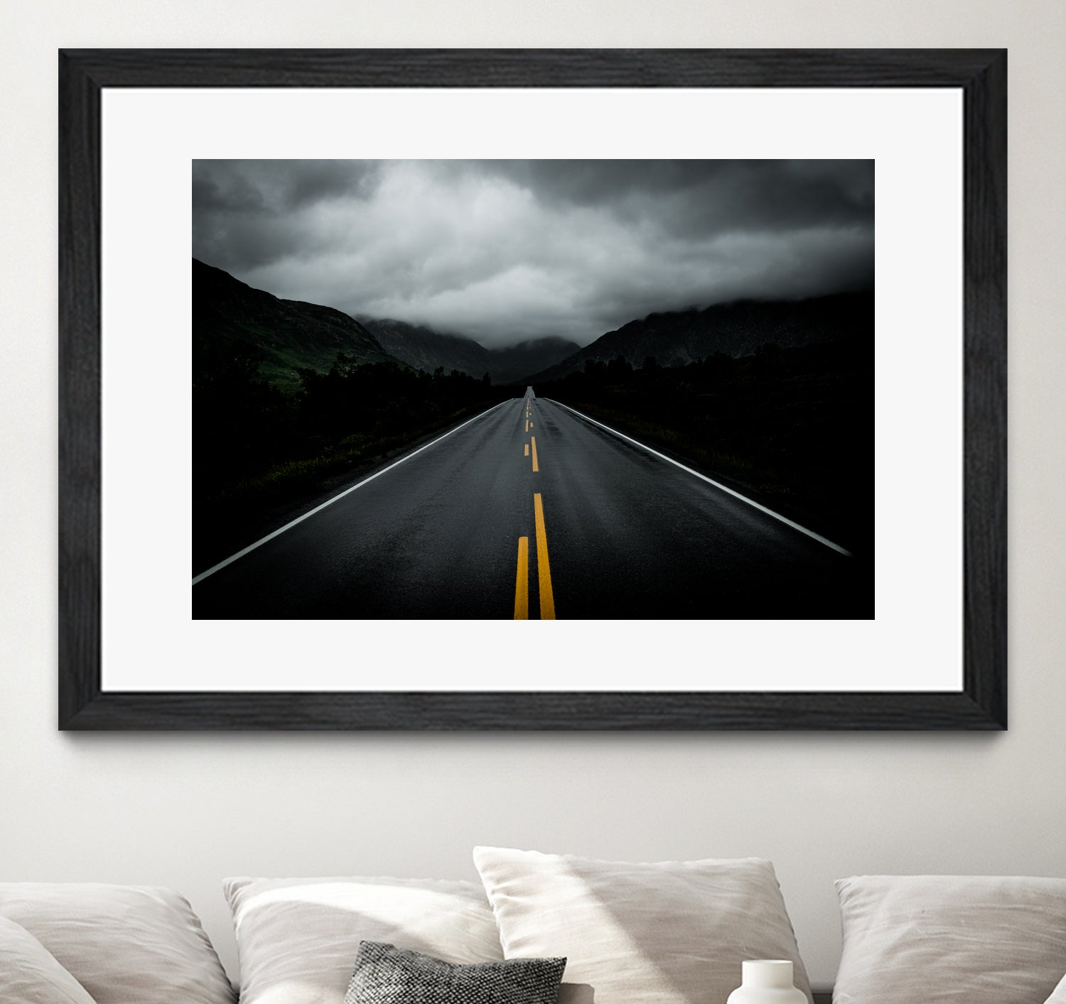 Open Road Landscape by Nicklas Gustafsson on GIANT ART - black photo manipulation