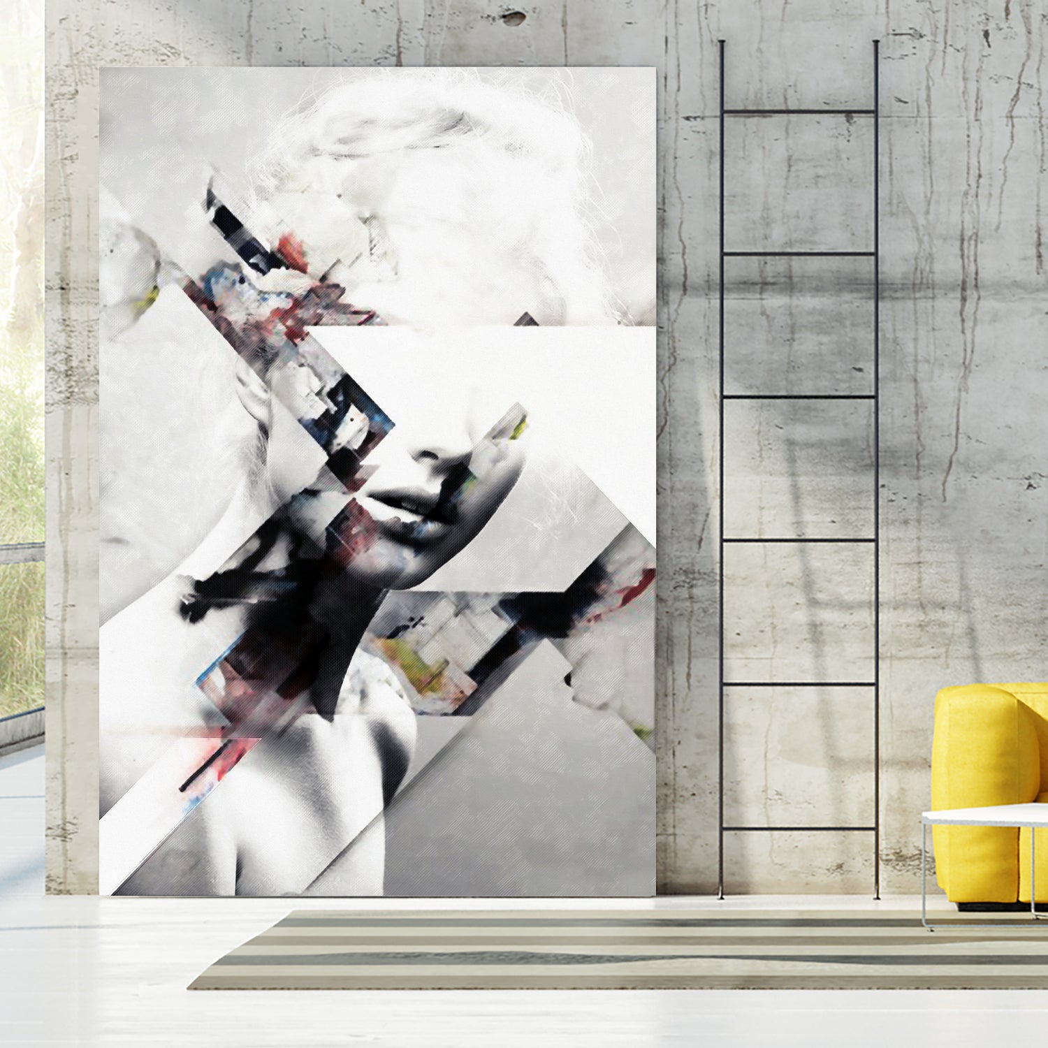 Abstract sections of beauty by Menelaos Trompoukis on GIANT ART - gray digital painting