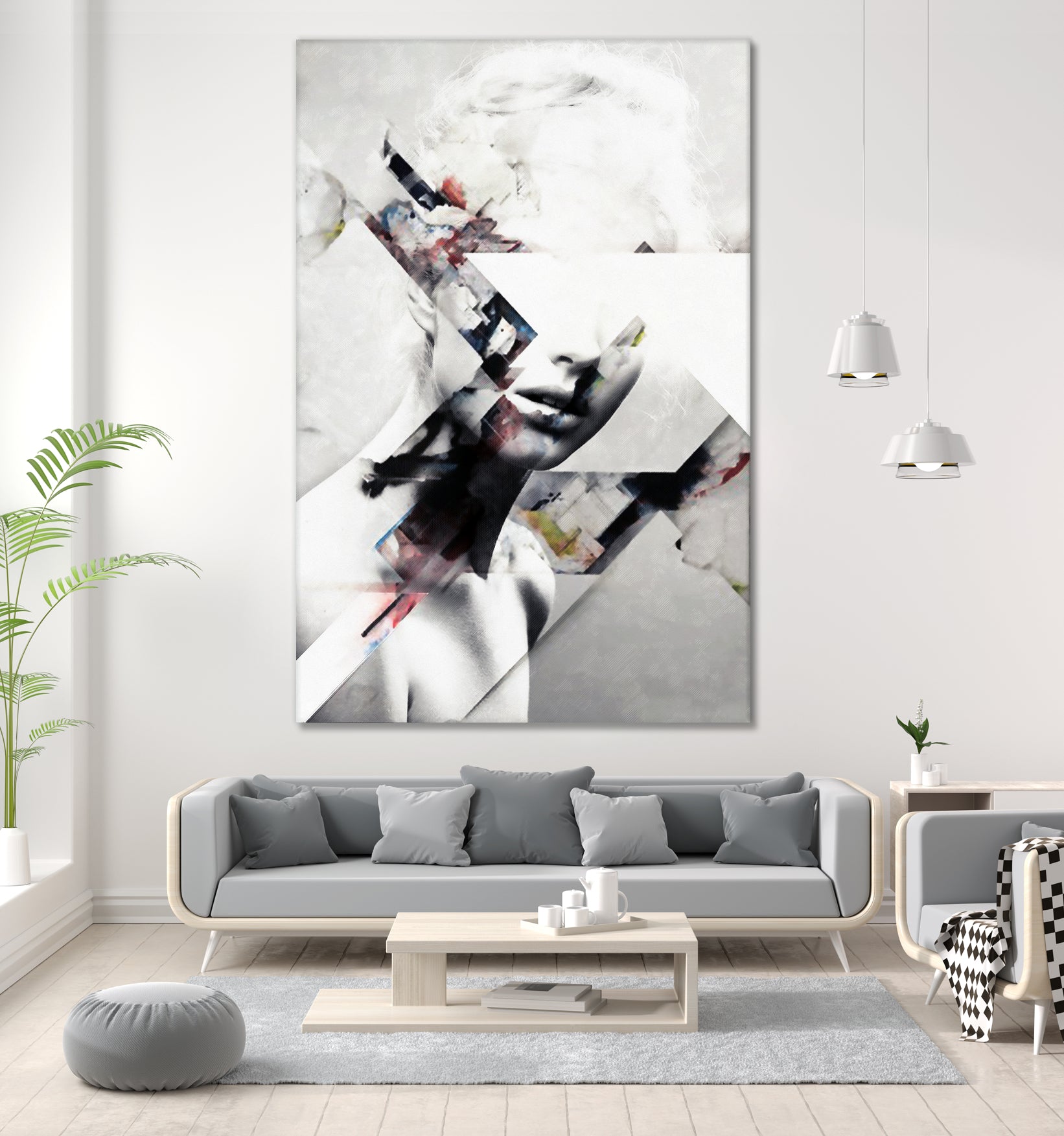 Abstract sections of beauty by Menelaos Trompoukis on GIANT ART - gray digital painting