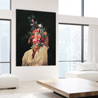 Roses Bloomed every time I thought of You by Frank Moth on GIANT ART - black digital painting