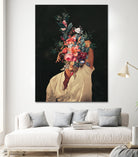 Roses Bloomed every time I thought of You by Frank Moth on GIANT ART - black digital painting