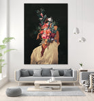 Roses Bloomed every time I thought of You by Frank Moth on GIANT ART - black digital painting