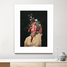 Roses Bloomed every time I thought of You by Frank Moth on GIANT ART - black digital painting