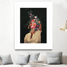 Roses Bloomed every time I thought of You by Frank Moth on GIANT ART - black digital painting