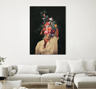 Roses Bloomed every time I thought of You by Frank Moth on GIANT ART - black digital painting