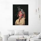 Roses Bloomed every time I thought of You by Frank Moth on GIANT ART - black digital painting