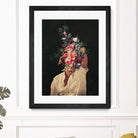 Roses Bloomed every time I thought of You by Frank Moth on GIANT ART - black digital painting