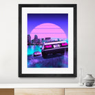 Initial D retrowave by Muhammad Daffa Umar on GIANT ART - fuchsia photo manipulation