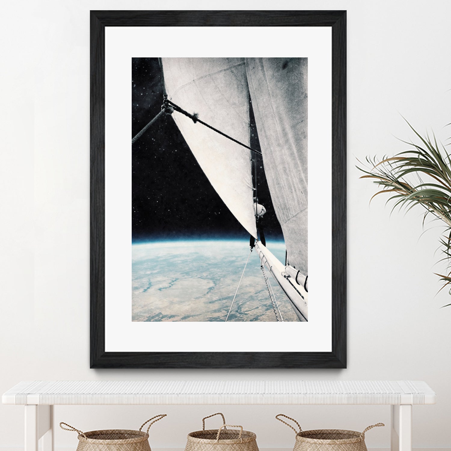 Sailing in space ... by Menelaos Trompoukis on GIANT ART - black digital painting