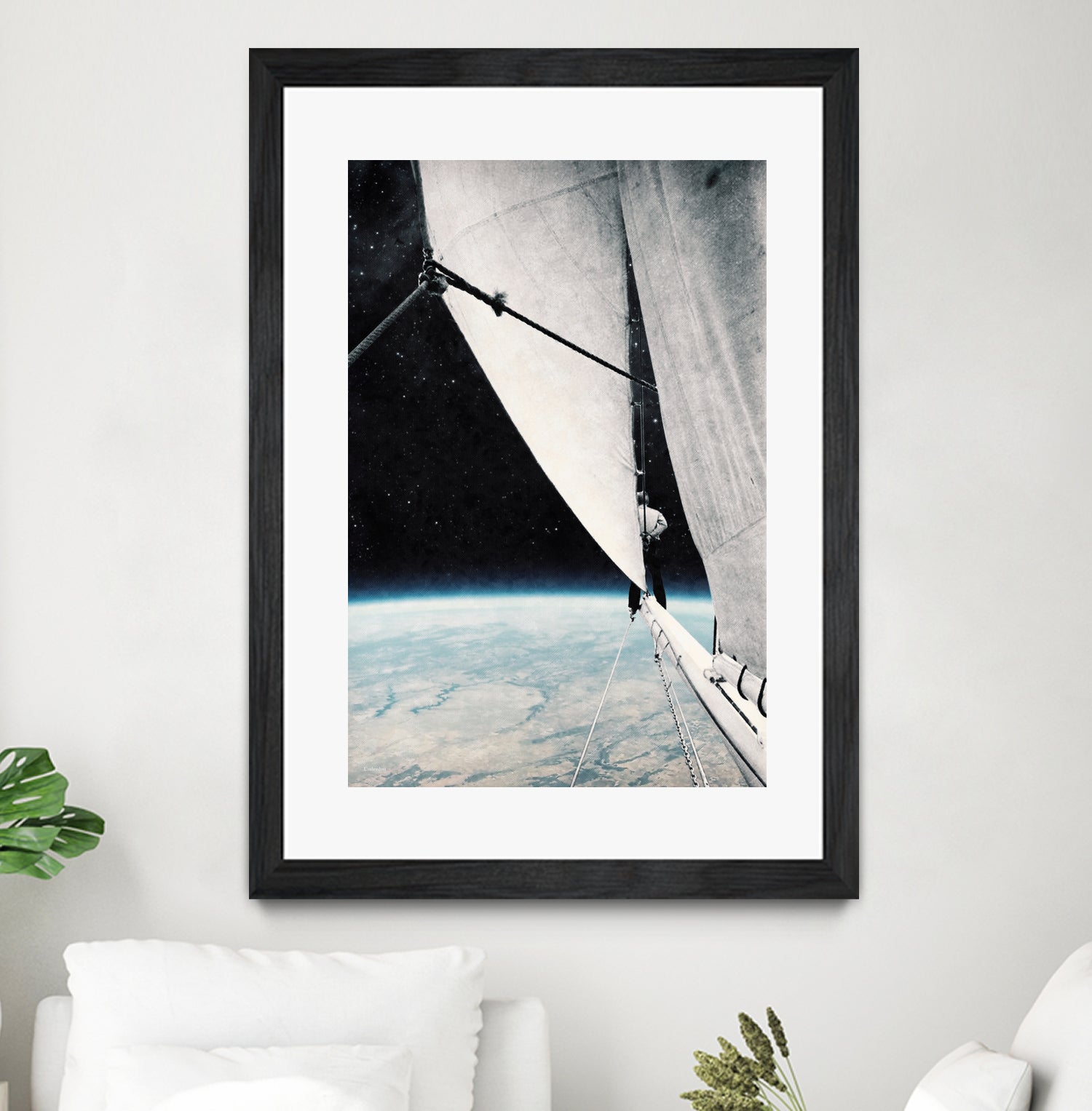 Sailing in space ... by Menelaos Trompoukis on GIANT ART - black digital painting