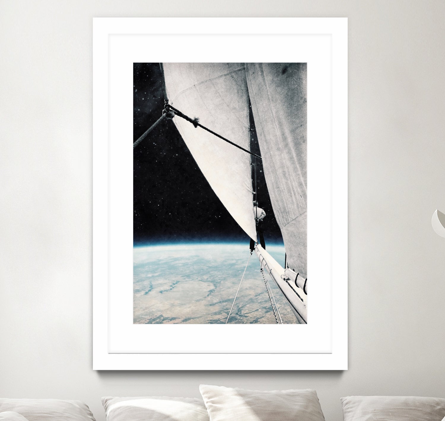 Sailing in space ... by Menelaos Trompoukis on GIANT ART - black digital painting