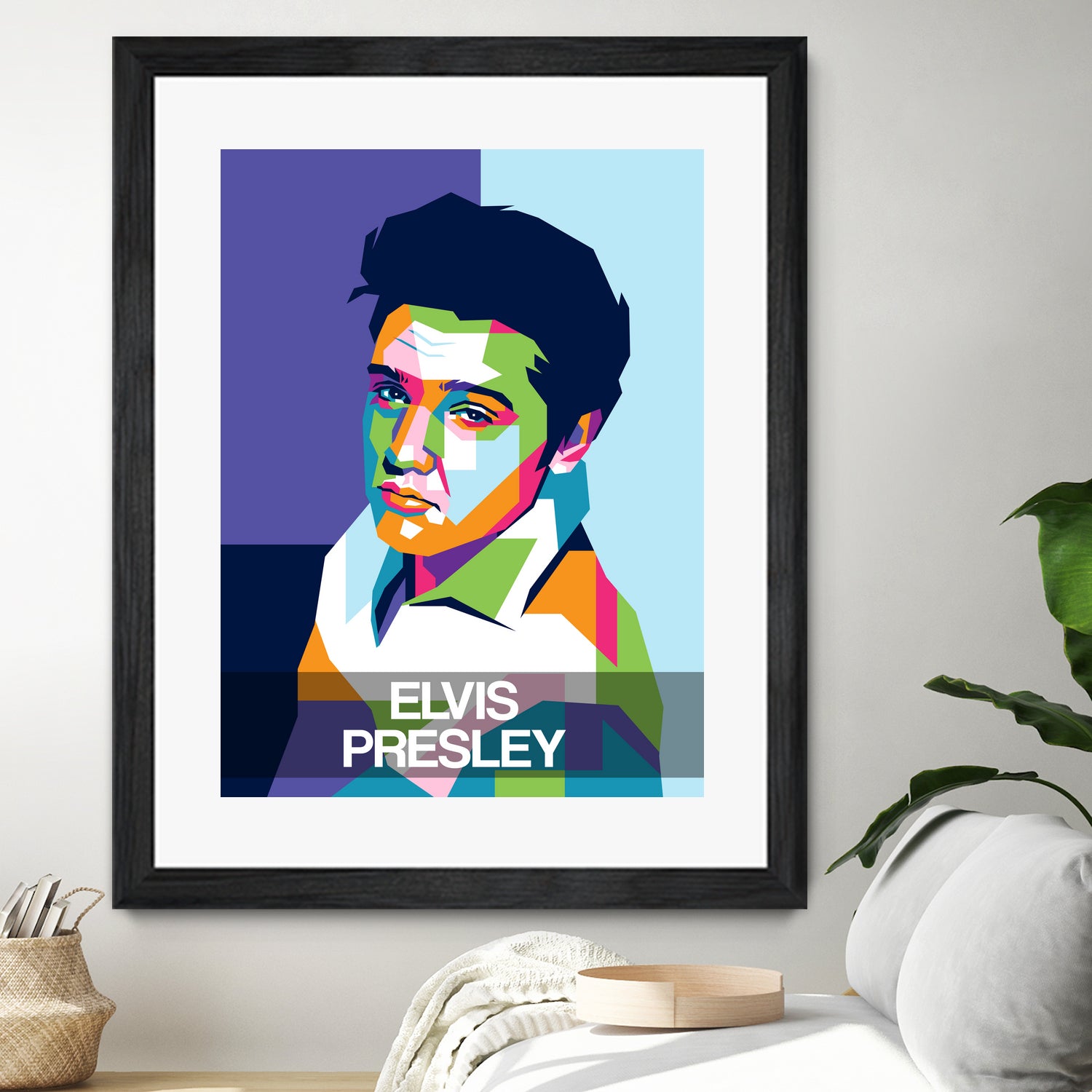 Elvis Presley by Art Style on GIANT ART - white digital drawing