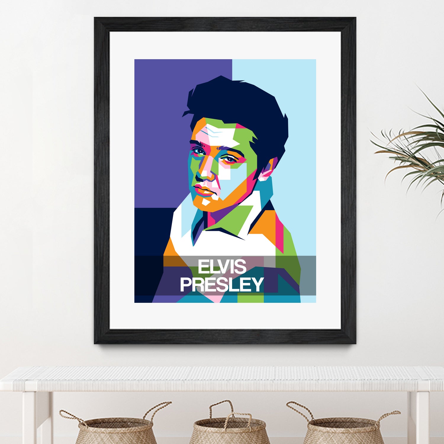 Elvis Presley by Art Style on GIANT ART - white digital drawing