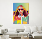 Beyonce Music Poster Art Print, Pop Art, Music Icon Wall Art by kim huynh on GIANT ART - fuchsia digital painting