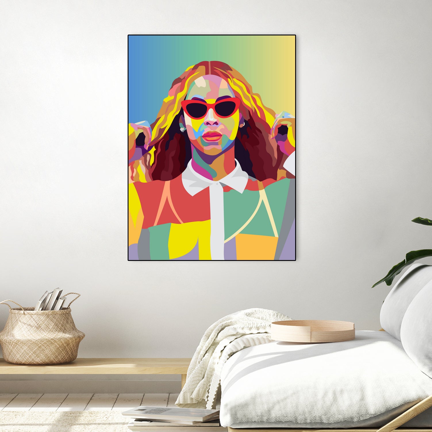 Beyonce Music Poster Art Print, Pop Art, Music Icon Wall Art by kim huynh on GIANT ART - fuchsia digital painting