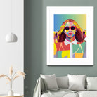 Beyonce Music Poster Art Print, Pop Art, Music Icon Wall Art by kim huynh on GIANT ART - fuchsia digital painting