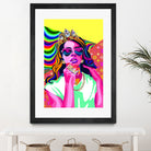 Lana del Rey Poster, Pop Art Wall Art by kim huynh on GIANT ART - orange digital painting