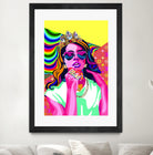 Lana del Rey Poster, Pop Art Wall Art by kim huynh on GIANT ART - orange digital painting