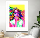 Lana del Rey Poster, Pop Art Wall Art by kim huynh on GIANT ART - orange digital painting