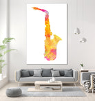 saxophone by Justyna Jaszke on GIANT ART - yellow digital painting