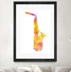 saxophone by Justyna Jaszke on GIANT ART - yellow digital painting