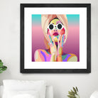 Ariana Grande Pop-Art Wall Decor Music Poster by kim huynh on GIANT ART - pink digital painting