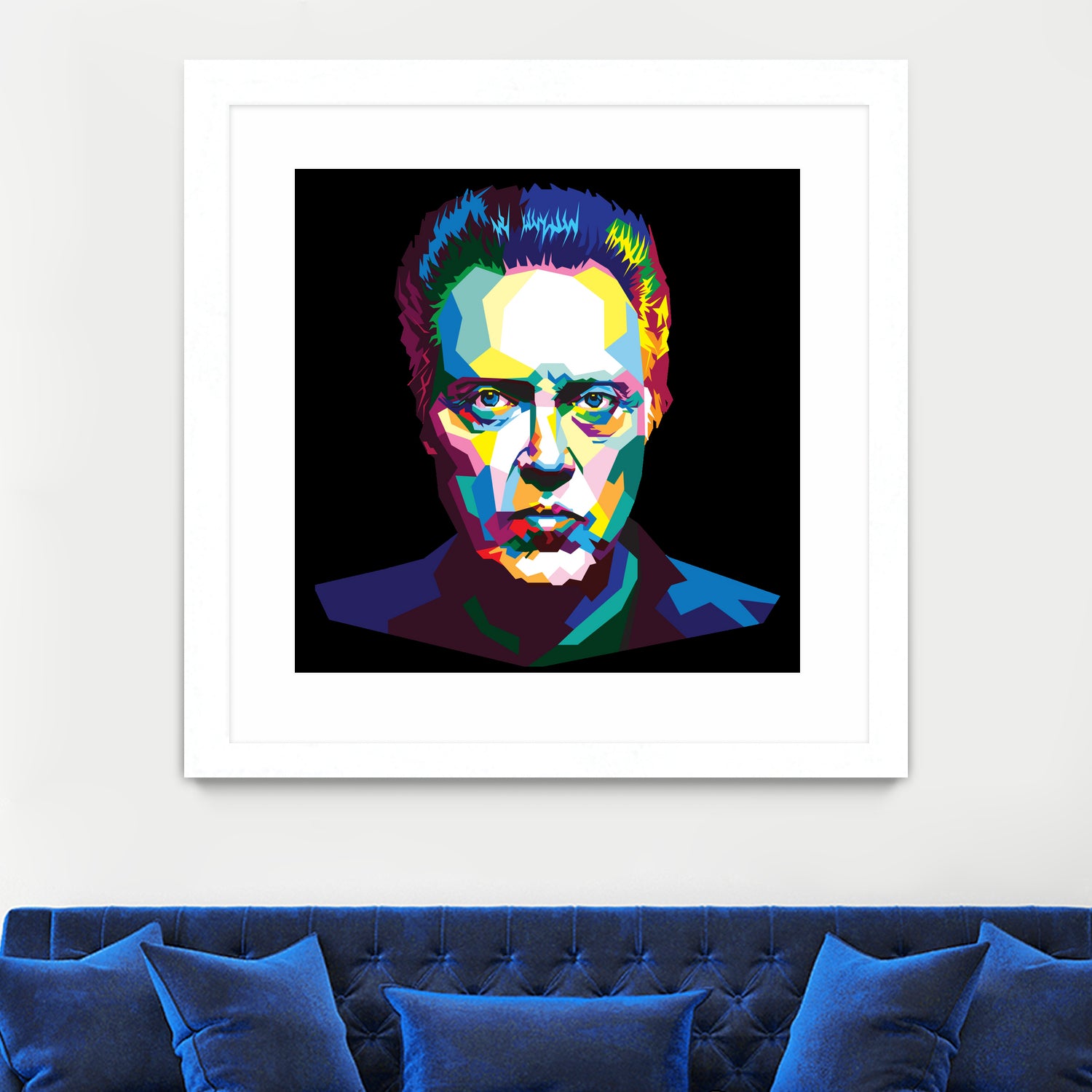 Christopher Walken in WPAP style by Andi Hariyanto on GIANT ART - white character design