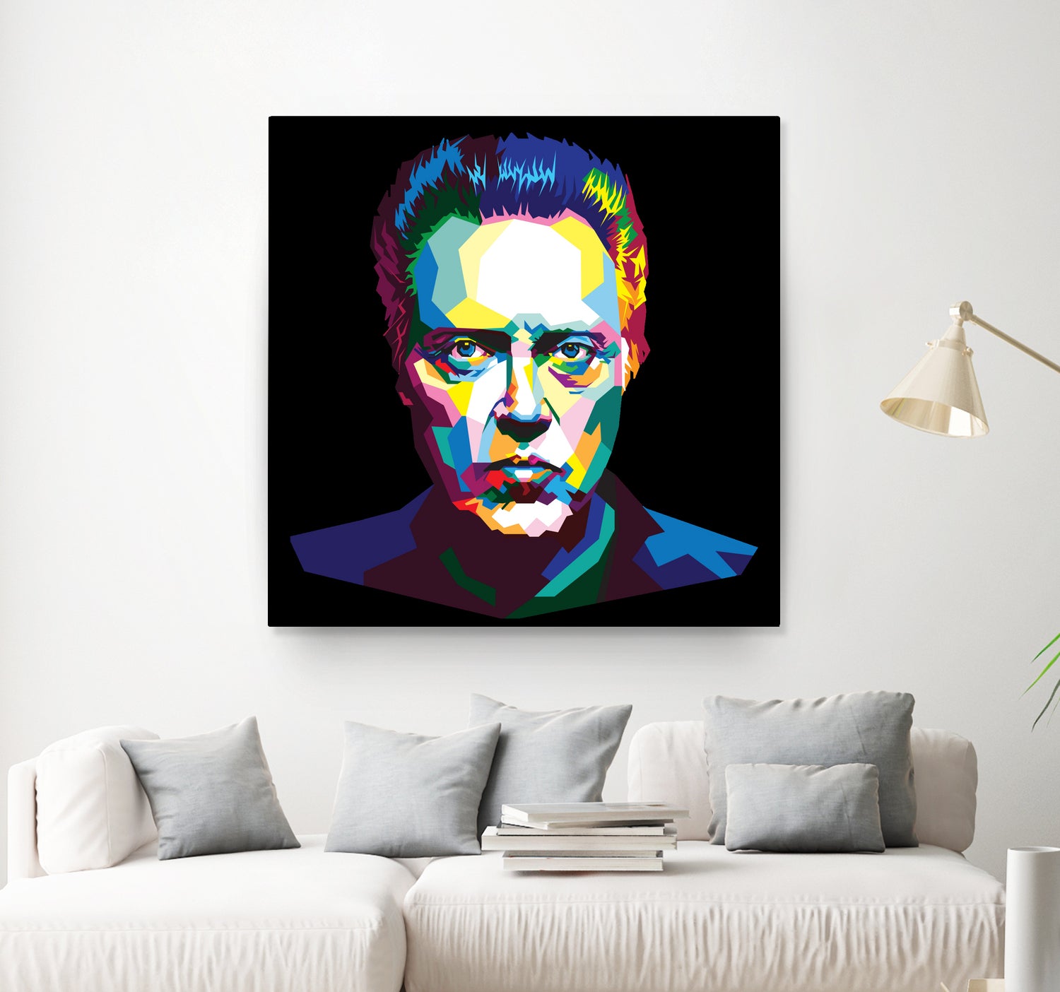 Christopher Walken in WPAP style by Andi Hariyanto on GIANT ART - white character design