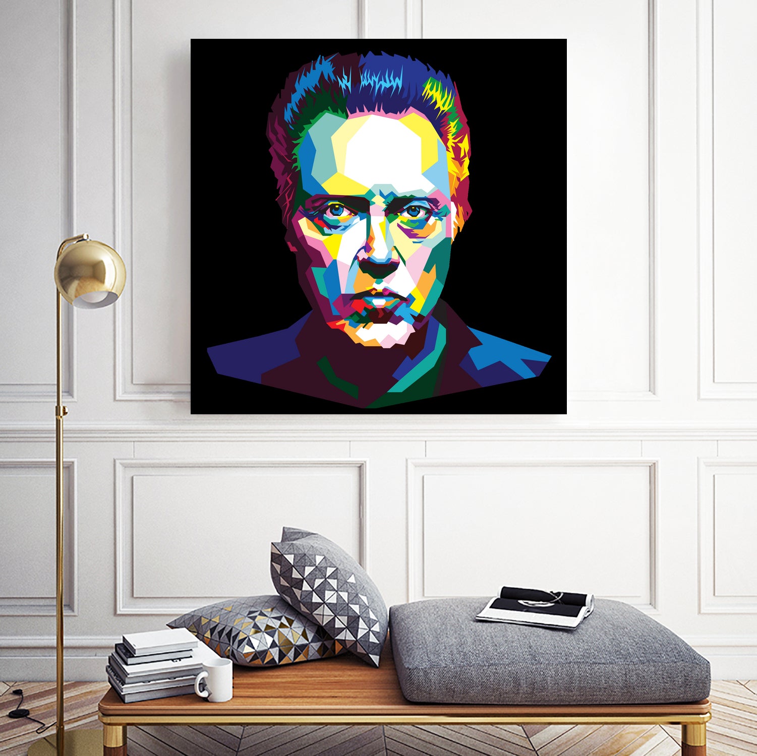 Christopher Walken in WPAP style by Andi Hariyanto on GIANT ART - white character design