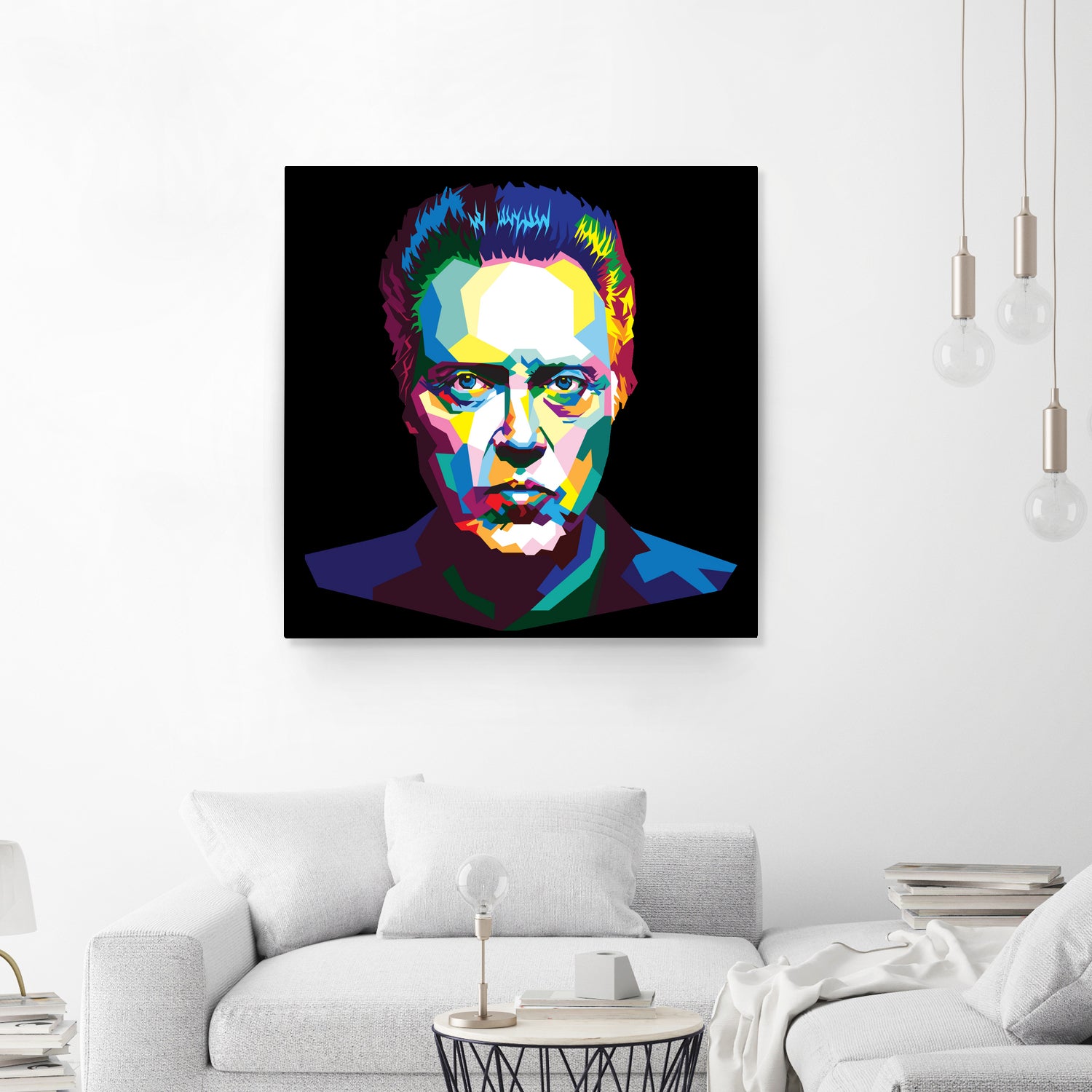 Christopher Walken in WPAP style by Andi Hariyanto on GIANT ART - white character design