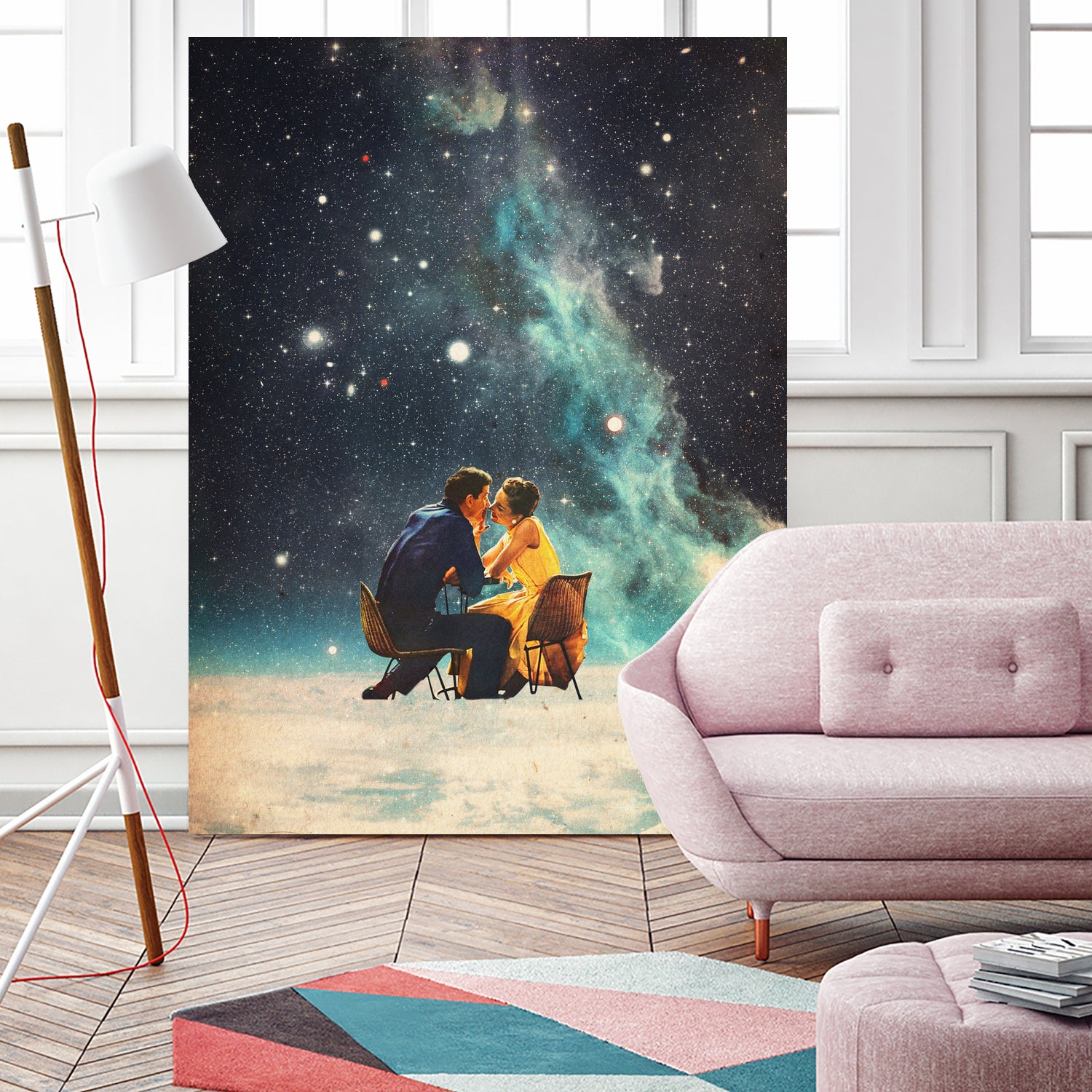 I'll Take you to the Stars for a second Date by Frank Moth on GIANT ART - black digital painting