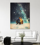 I'll Take you to the Stars for a second Date by Frank Moth on GIANT ART - black digital painting