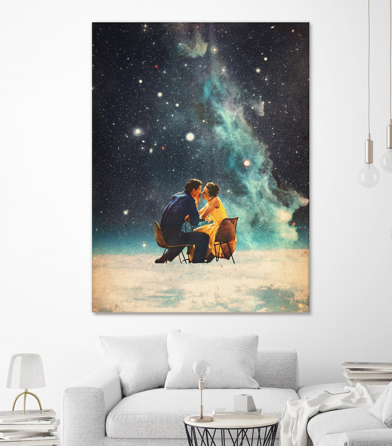 I'll Take you to the Stars for a second Date by Frank Moth on GIANT ART - black digital painting