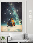 I'll Take you to the Stars for a second Date by Frank Moth on GIANT ART - black digital painting