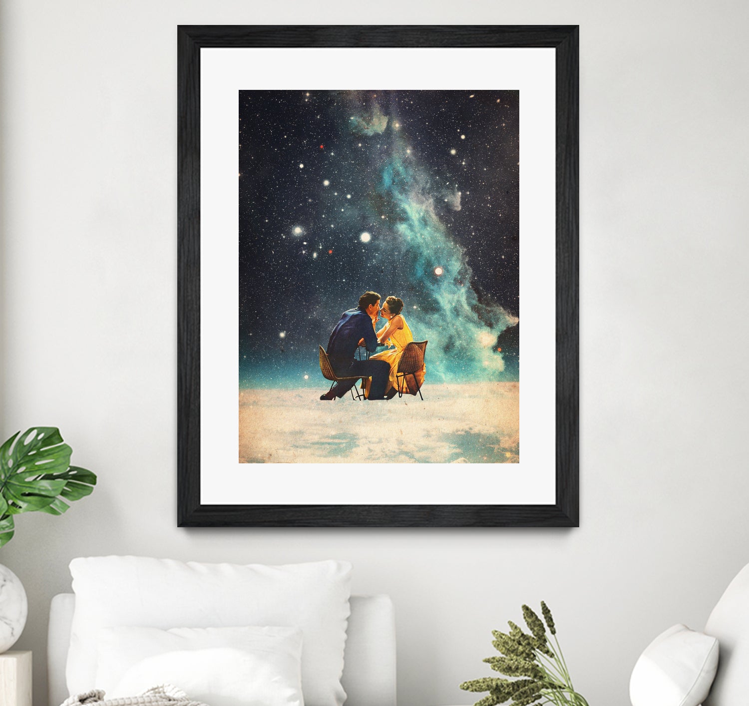 I'll Take you to the Stars for a second Date by Frank Moth on GIANT ART - black digital painting