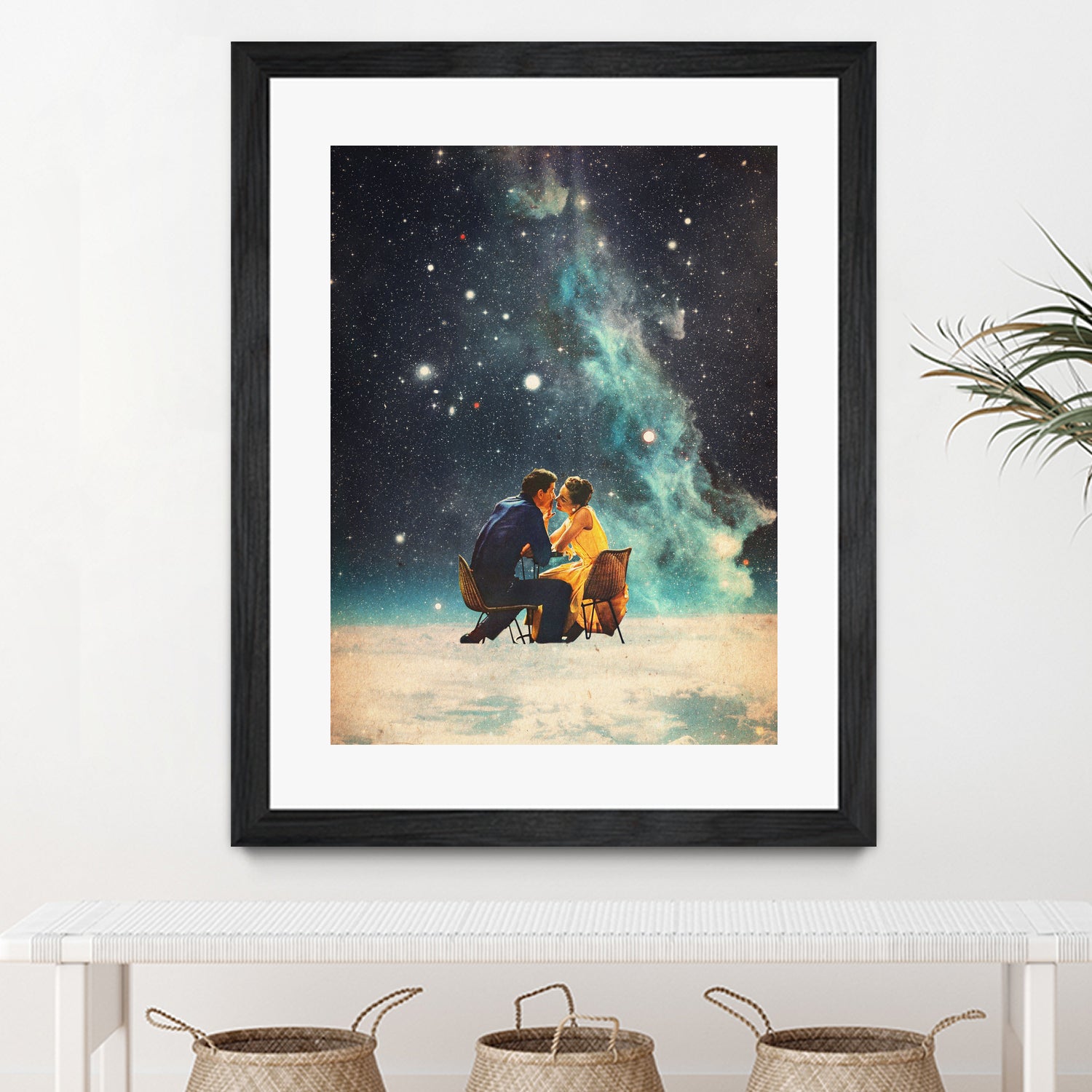 I'll Take you to the Stars for a second Date by Frank Moth on GIANT ART - black digital painting