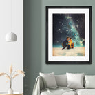 I'll Take you to the Stars for a second Date by Frank Moth on GIANT ART - black digital painting