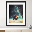 I'll Take you to the Stars for a second Date by Frank Moth on GIANT ART - black digital painting