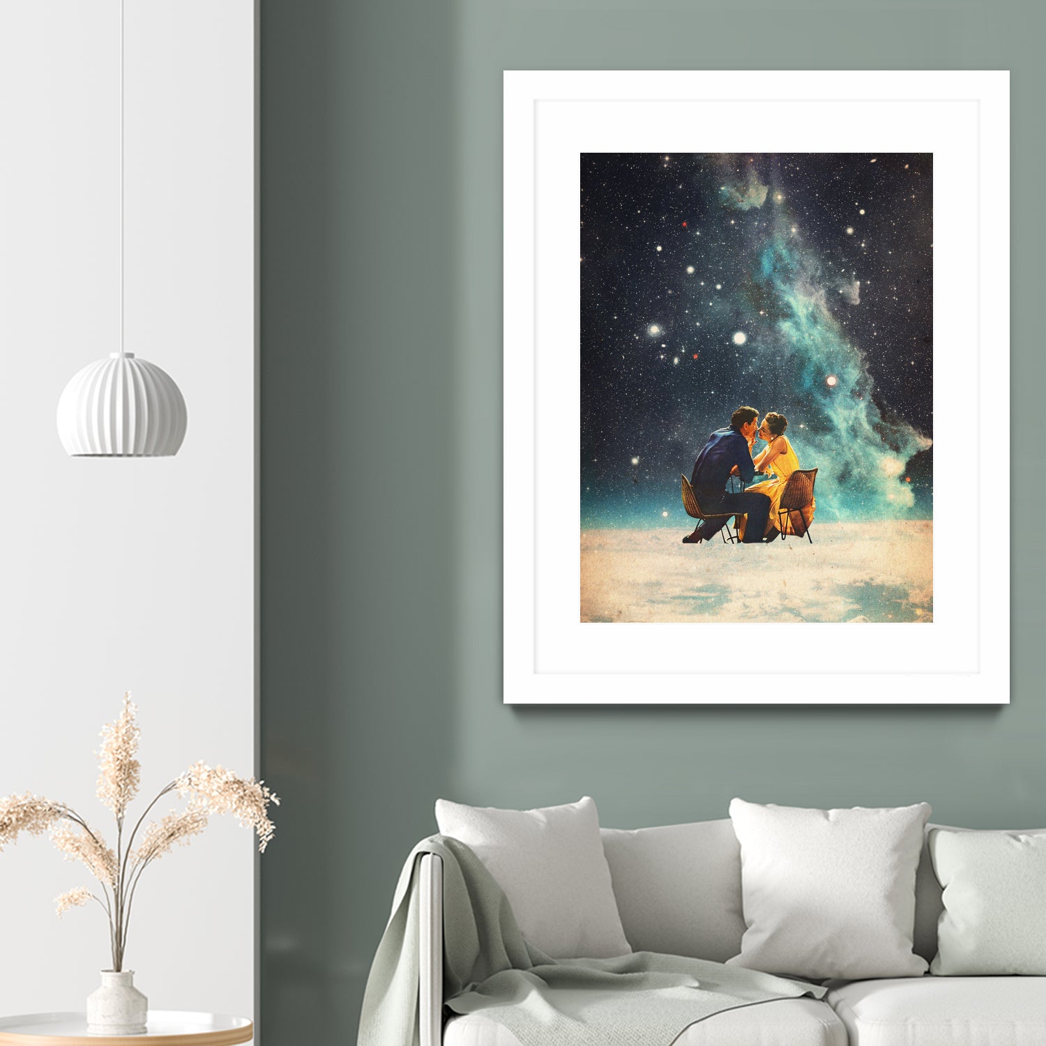 I'll Take you to the Stars for a second Date by Frank Moth on GIANT ART - black digital painting