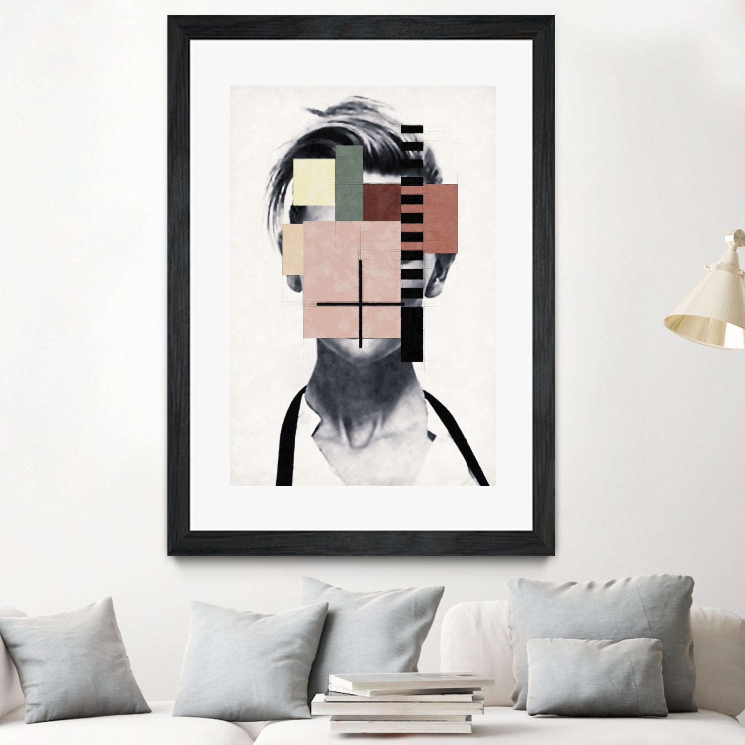 Beauty behind shapes and lines by Menelaos Trompoukis on GIANT ART - white digital painting