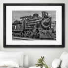 Steam Locomotive, Montevideo, Uruguay by Daniel Ferreira-Leites on GIANT ART - black photo manipulation