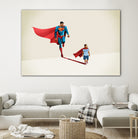 Boy of Tomorrow by Jason Ratliff on GIANT ART - red digital painting