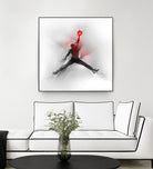 Jumpman Illustration by Francesco Scura on GIANT ART - red digital painting