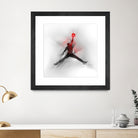 Jumpman Illustration by Francesco Scura on GIANT ART - red digital painting