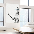 Athena the goddess of wisdom by Menelaos Trompoukis on GIANT ART - gray digital painting